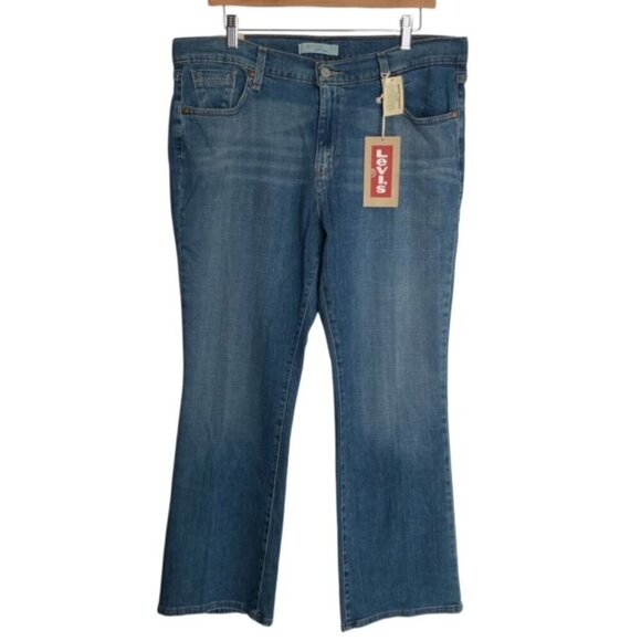 NWT Levi's 515 Bootcut Mid Rise Jeans 16S - Picture 1 of 6